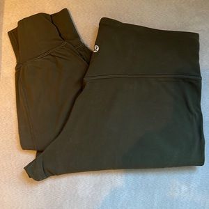 Lululemon Align Joggers - Army Green - Size 10 - 28” Inseam - Like New!!